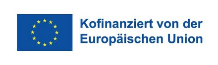 EU Logo und Text: Finanziert durch die Europäische Union